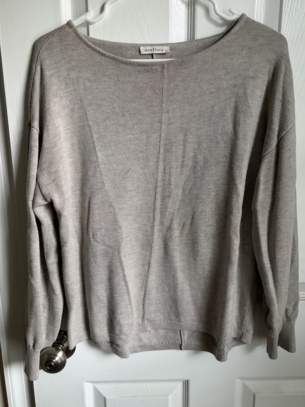Neuflora Beige Knit Sweater